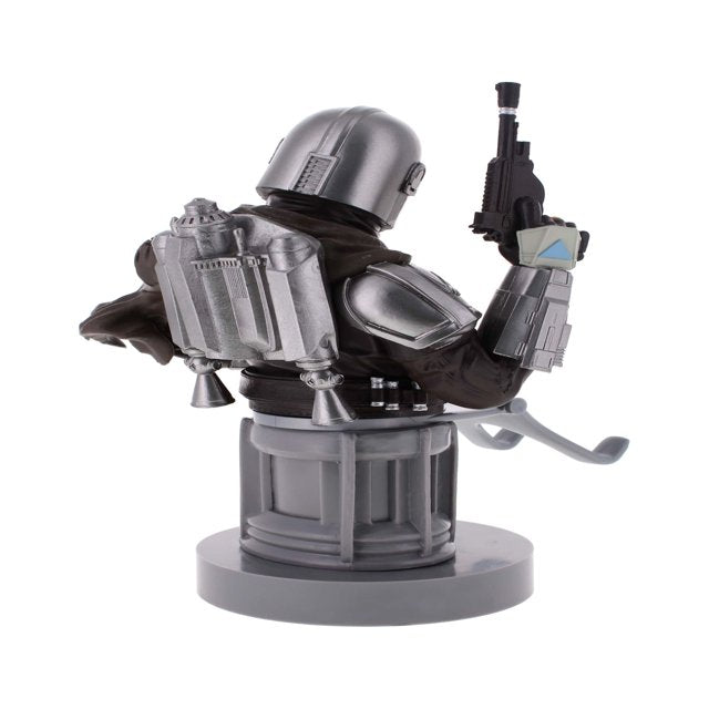 Exquisite Gaming: Star Wars: The Mandalarian - Original Mobile Phone & Gaming Controller Holder, Device Stand, Cable Guys, Licensed Figure