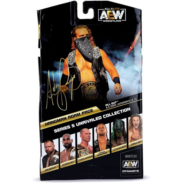 Adam Hangman Page AEW Unrivaled Jazwares Series 5 Figure