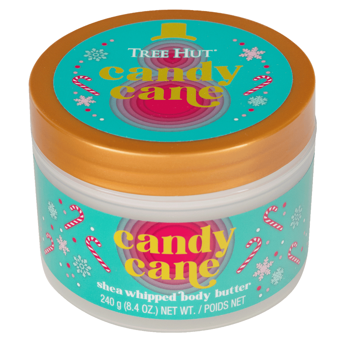 Tree Hut Candy Cane Whipped Shea Body Butter, 8.4 oz