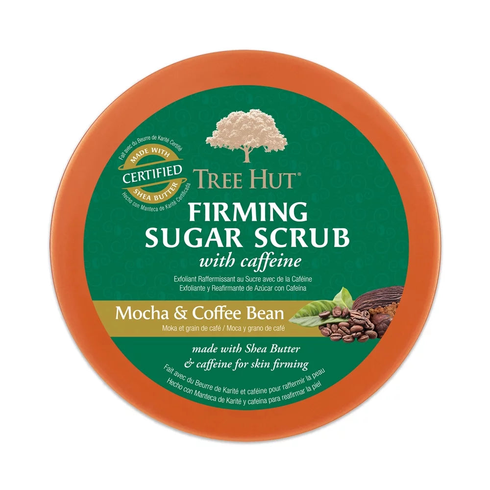 Tree Hut Sugar Body Scrub Firming Mocha And Coffee Bean, 18 Oz