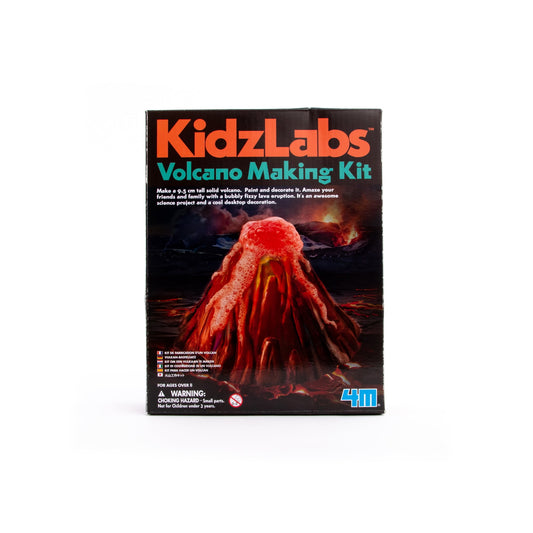 4M KidzLabs Volcano Making Kit DIY Geology Chemistry Lab STEM Toys Gift for Kids Teens Boys Girls Model 3431