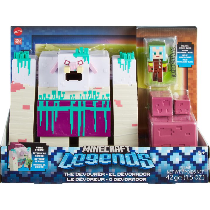 Minecraft Toys, Legends Devourer & Ranger Action Figures with 2 Accessories Collectible Gift Set