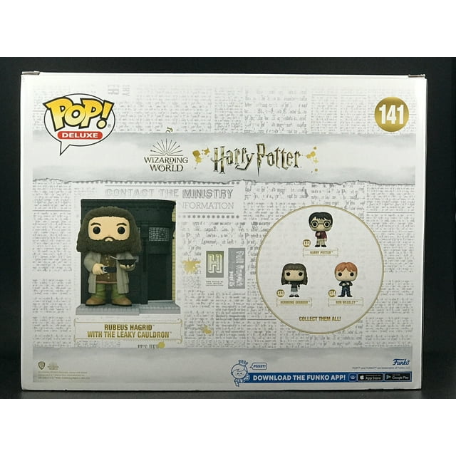 Funko POP! Harry Potter Deluxe Rubeus Hagrid with the Leaky Cauldron #141 Exclusive