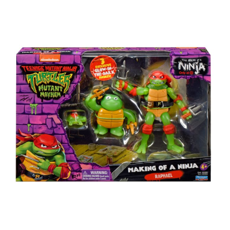 Teenage Mutant Ninja Turtles The Making of a Ninja Raphael Action Figure Set