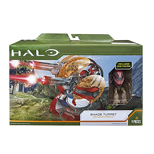 Halo The Spartan Collection 4 Inch Shade Turret /w Grunt Assault