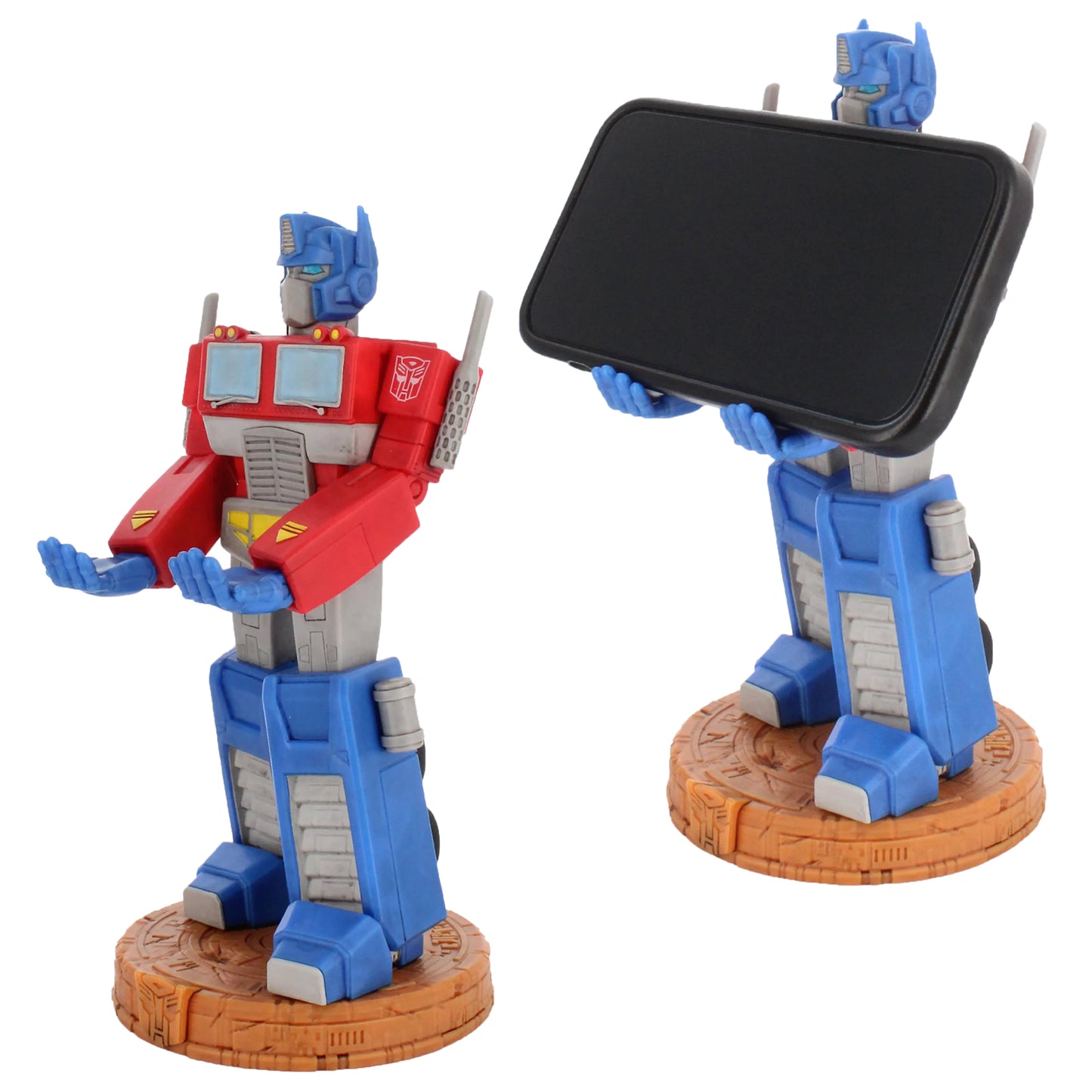 Exquisite Gaming: Transformers: Optimus Prime - Cable Guys Original Controller & Phone Holder, Collectible Device Stand, Officially Licensed Figure