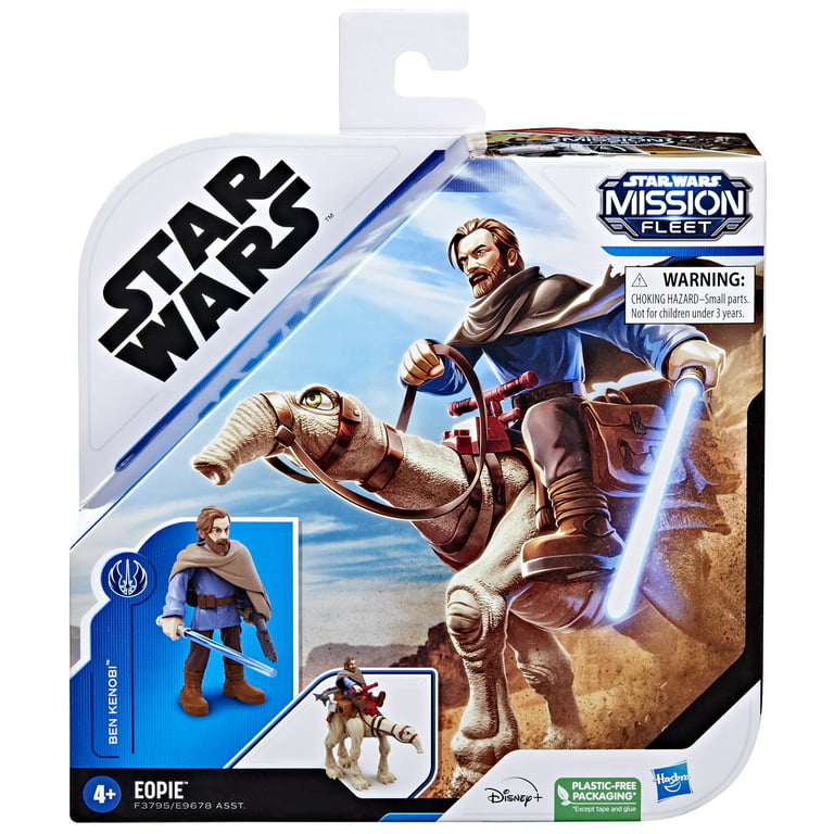 Star Wars Mission Fleet Ben Kenobi with Eopie Toy