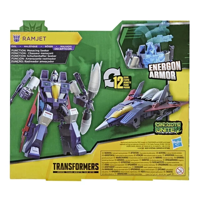 Transformers Bumblebee Cyberverse Adventures Dinobots Unite Ultra Class Ramjet Action Figure