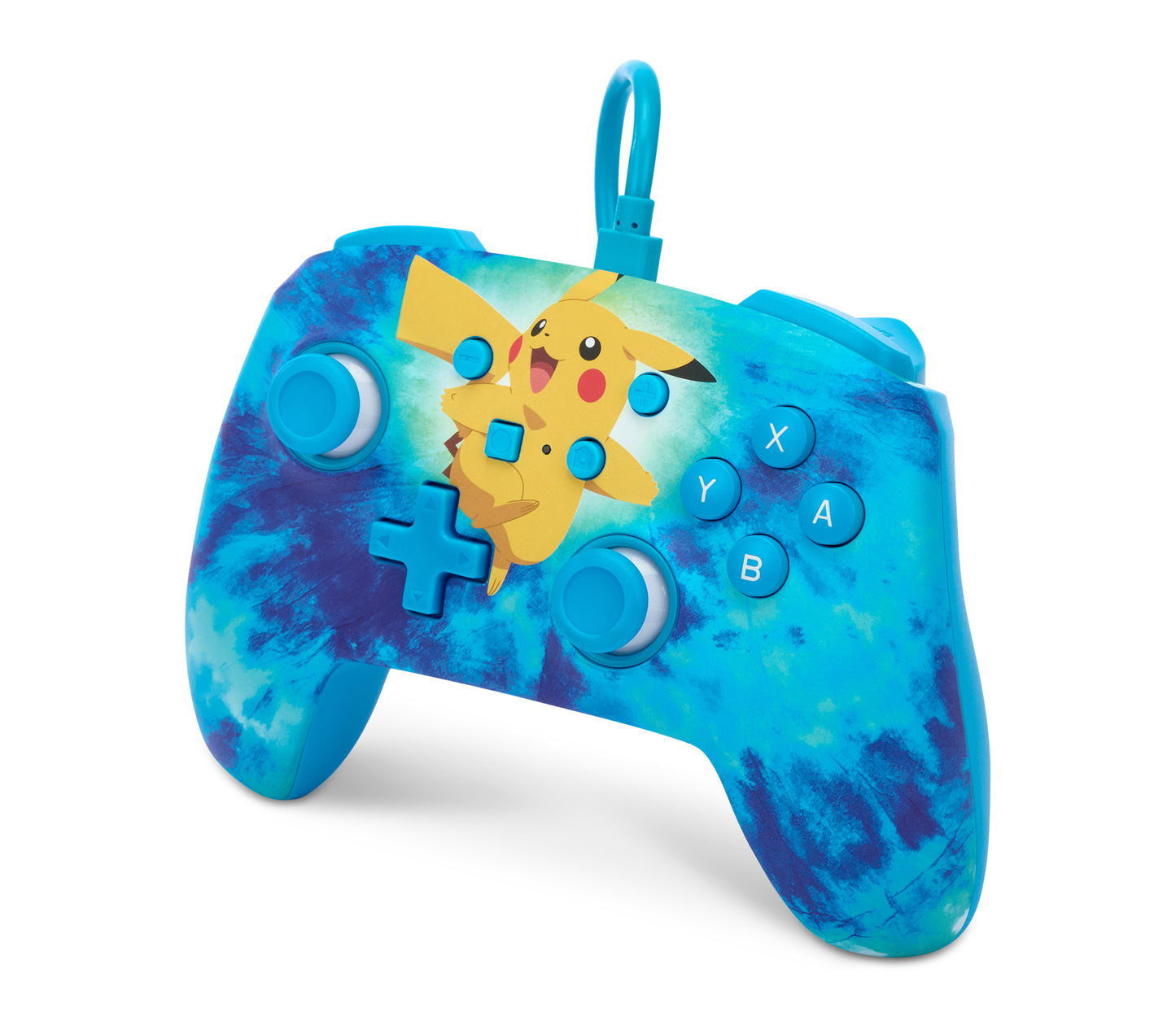 PowerA Enhanced Wired Controller for Nintendo Switch - Pikachu Tie-Dye