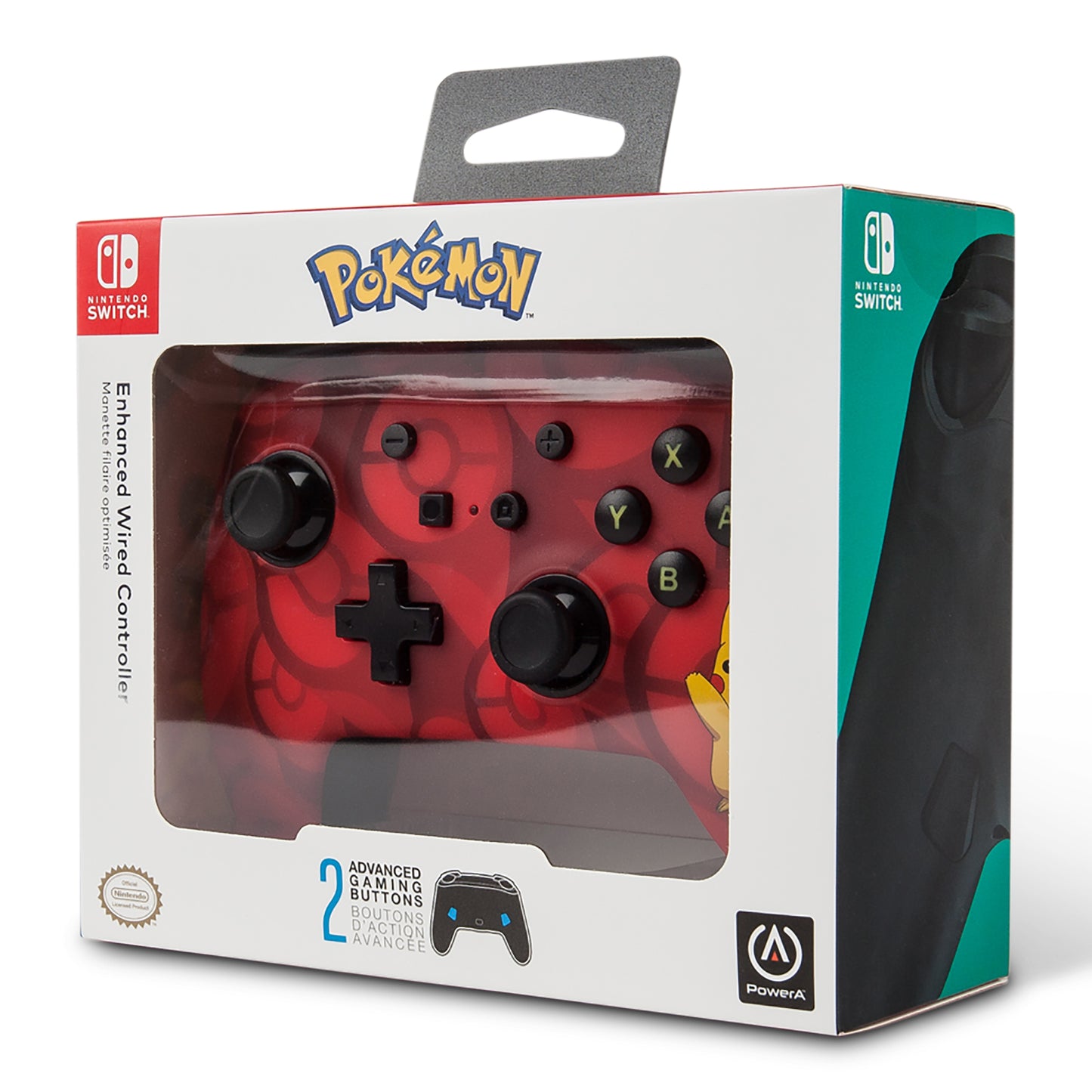 PowerA Enhanced Wired Controller for Nintendo Switch - Pokémon: Pikachu