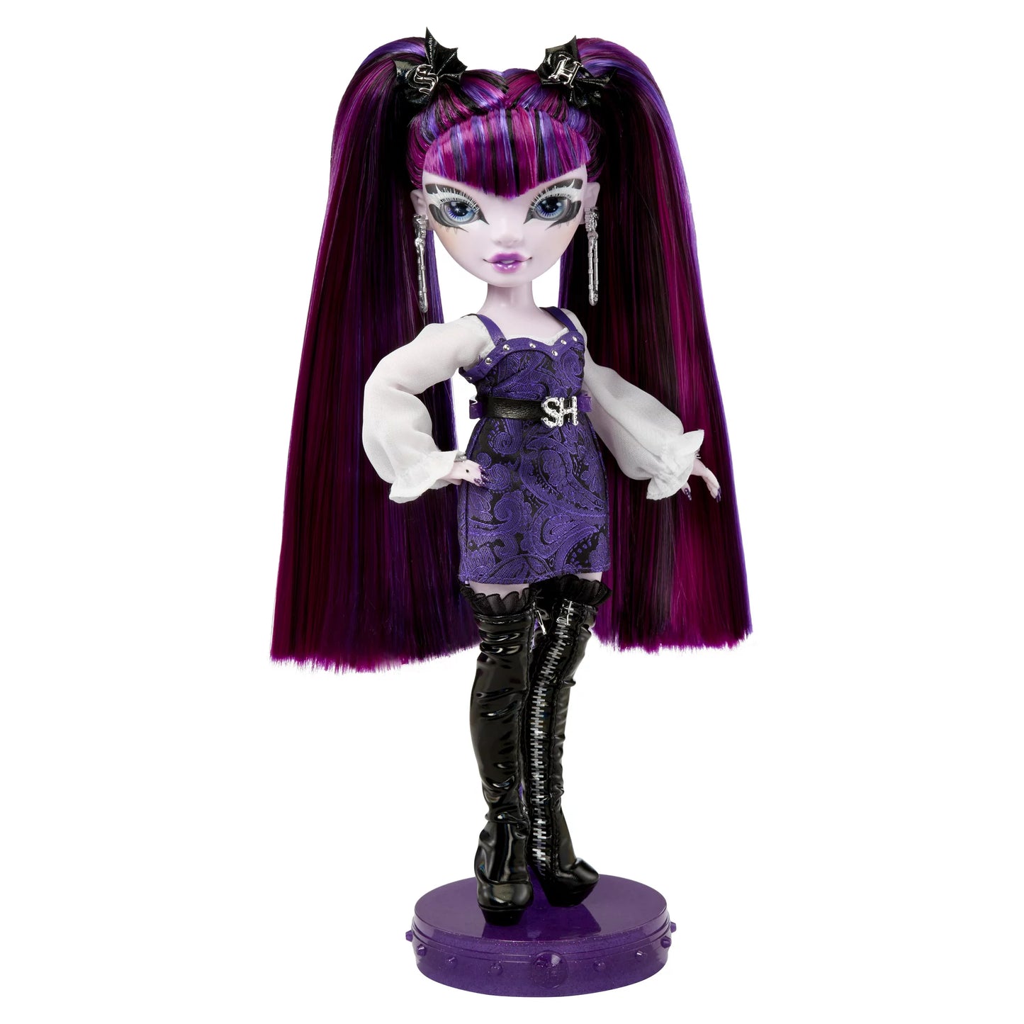 Rainbow Vision COSTUME BALL Shadow High ? Demi Batista (Purple) Fashion Doll. 11 inch Bat themed Costume and Accessories. Toys for Kids, Great Gift for Kids 6-12 Years Old & Collectors