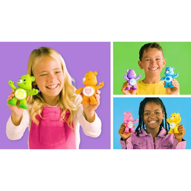 Care Bears - 5" Interactive Figure - Good Luck Bear - Your Touch Unlocks 50+ Reactions & Surprises!