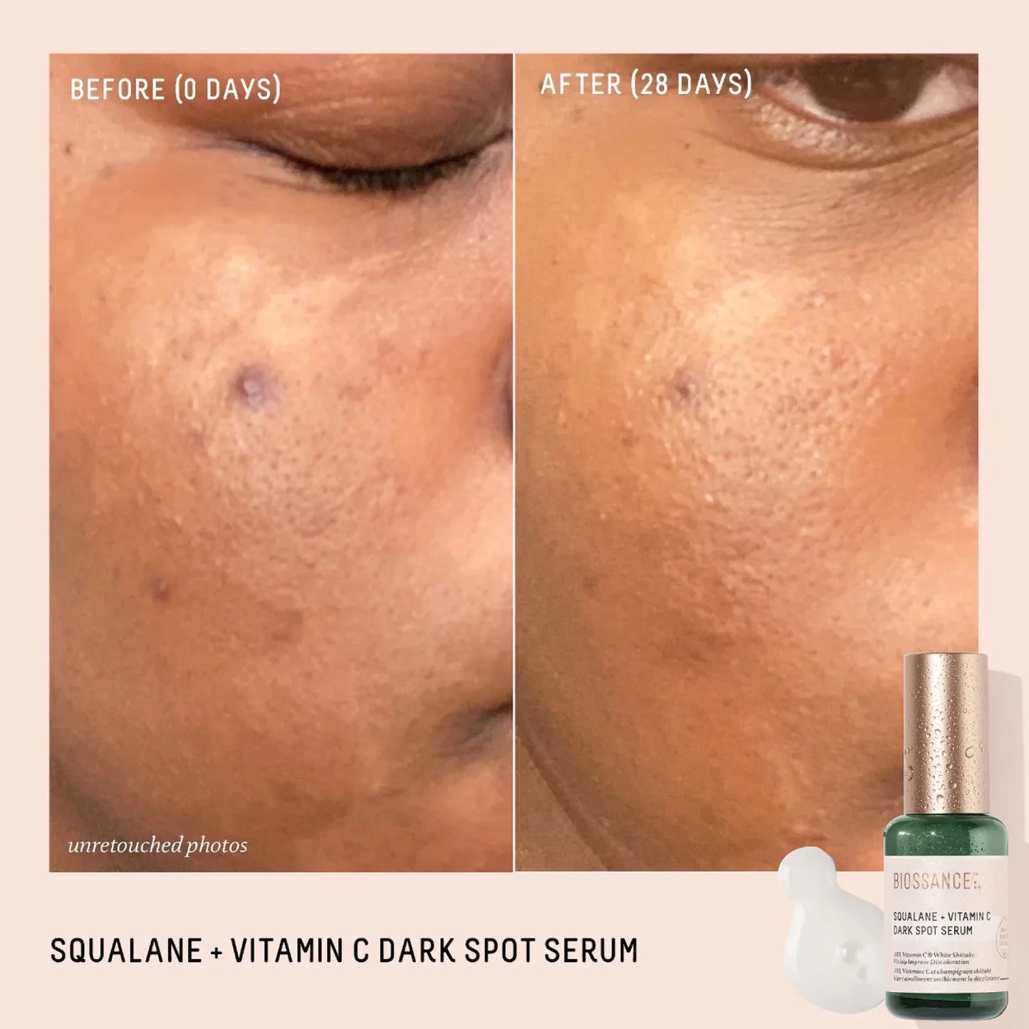 Biossance Squalane + Vitamin C Dark Spot Serum 30ml | 1.01oz