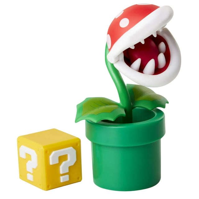 SUPER MARIO 4INCH Piranha Plant with Coin