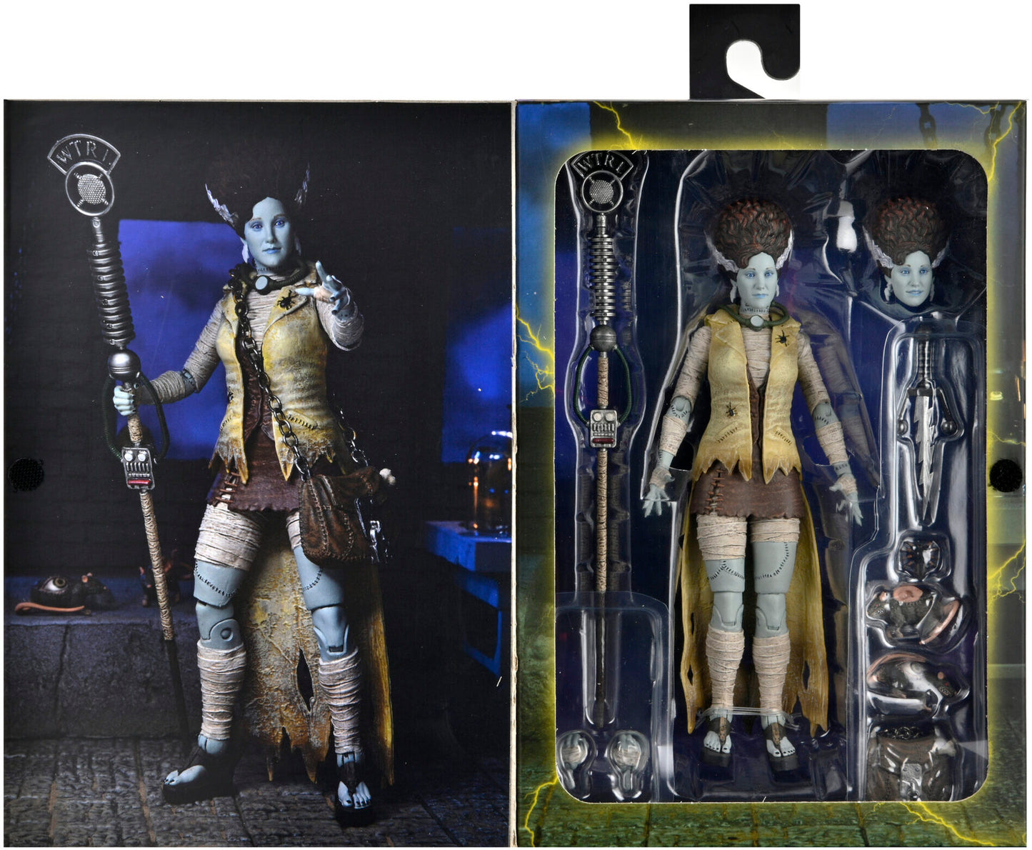 NECA - Universal Monsters vs TMNT - April as the Bride of Frankenstein Ultimate 7" Action Figure, Neca, Gifts