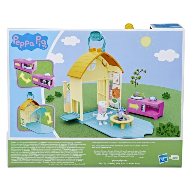 Peppa Pig Peppa’s Adventures Peppa Visits the Vet Fun Preschool Playset