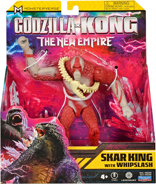 Godzilla x Kong: 6" Skar King Figure with Bone Whipslash Weapon Accessory by Playmates Toys