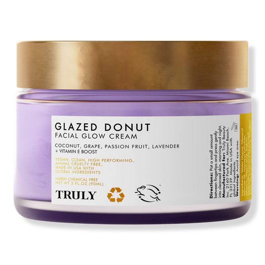 Truly Glazed Donut Facial Glow Cream, 3 fl oz.