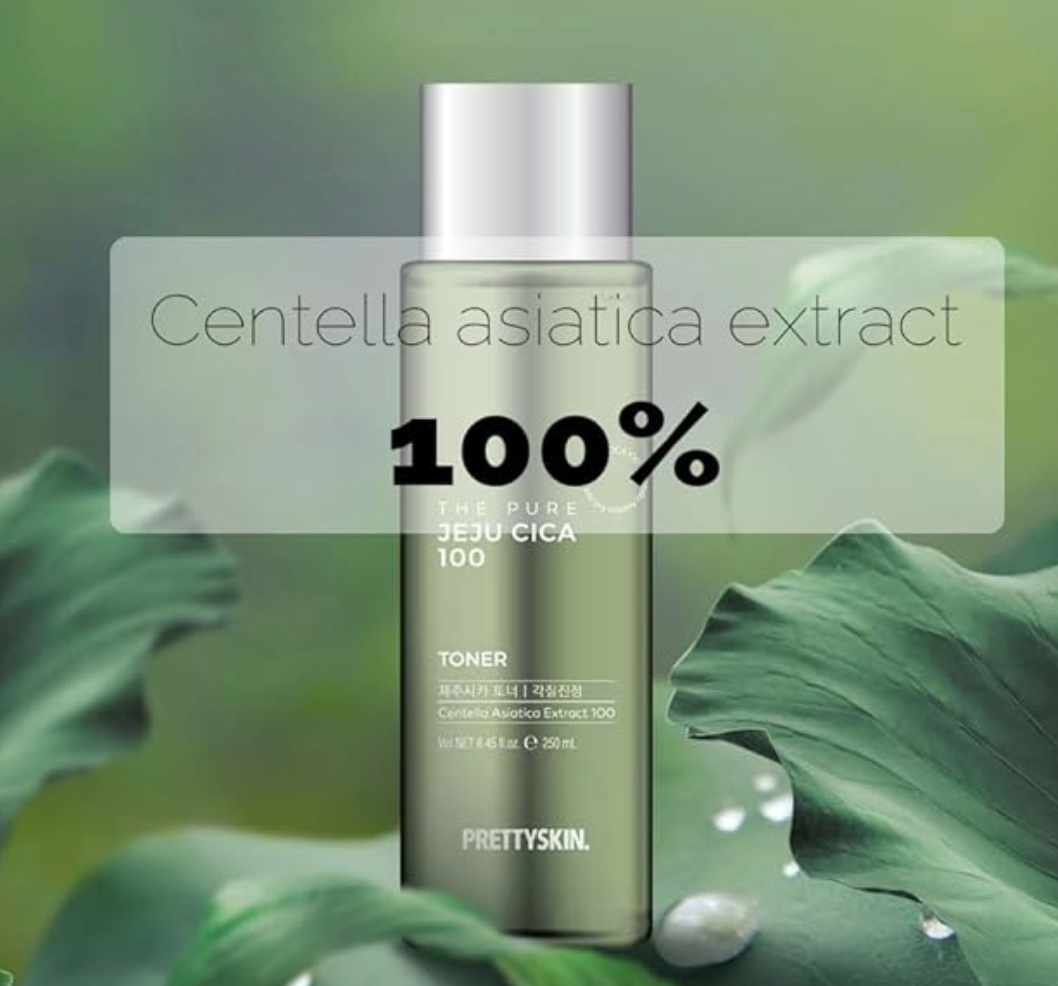 PS.PRETTYSKIN The Pure Jeju CICA 100 Centella Asiatica Extract Facial Toner 250ml(8.45fl.oz.)