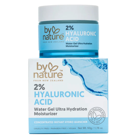 by nature from new zealand 2% hyaluronic acid gel intensely hydrates skin 50g / 1.76 oz