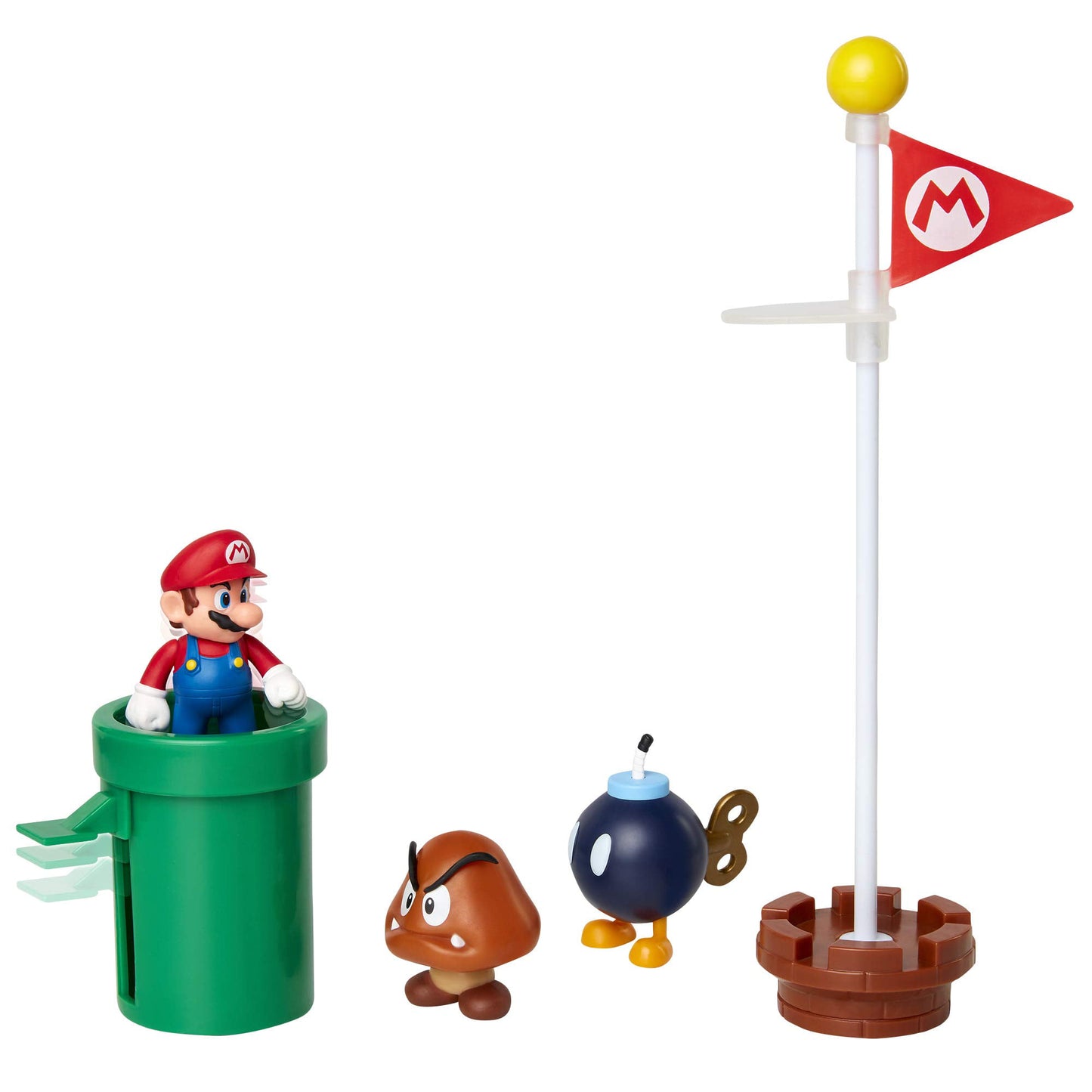 Nintendo 2.5" Acorn Plains Diorama Set