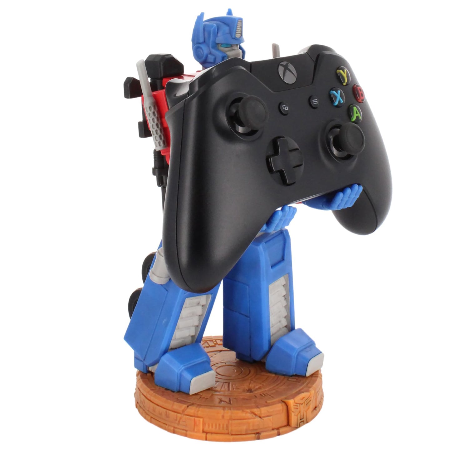 Exquisite Gaming: Transformers: Optimus Prime - Cable Guys Original Controller & Phone Holder, Collectible Device Stand, Officially Licensed Figure