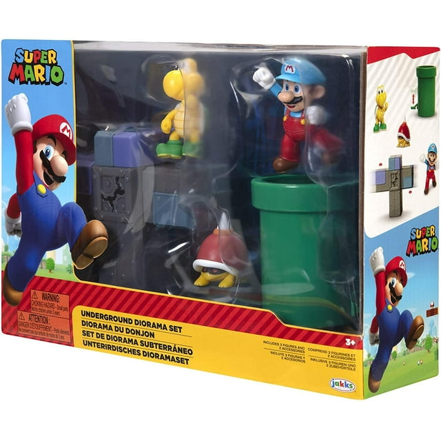 World of Nintendo Super Mario Underground Diorama Set