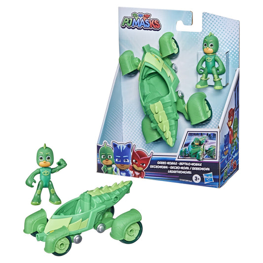 PJ Masks Gekko-Mobile Preschool Toy, Gekko Car with Gekko Action Figure for Kids Ages 3+