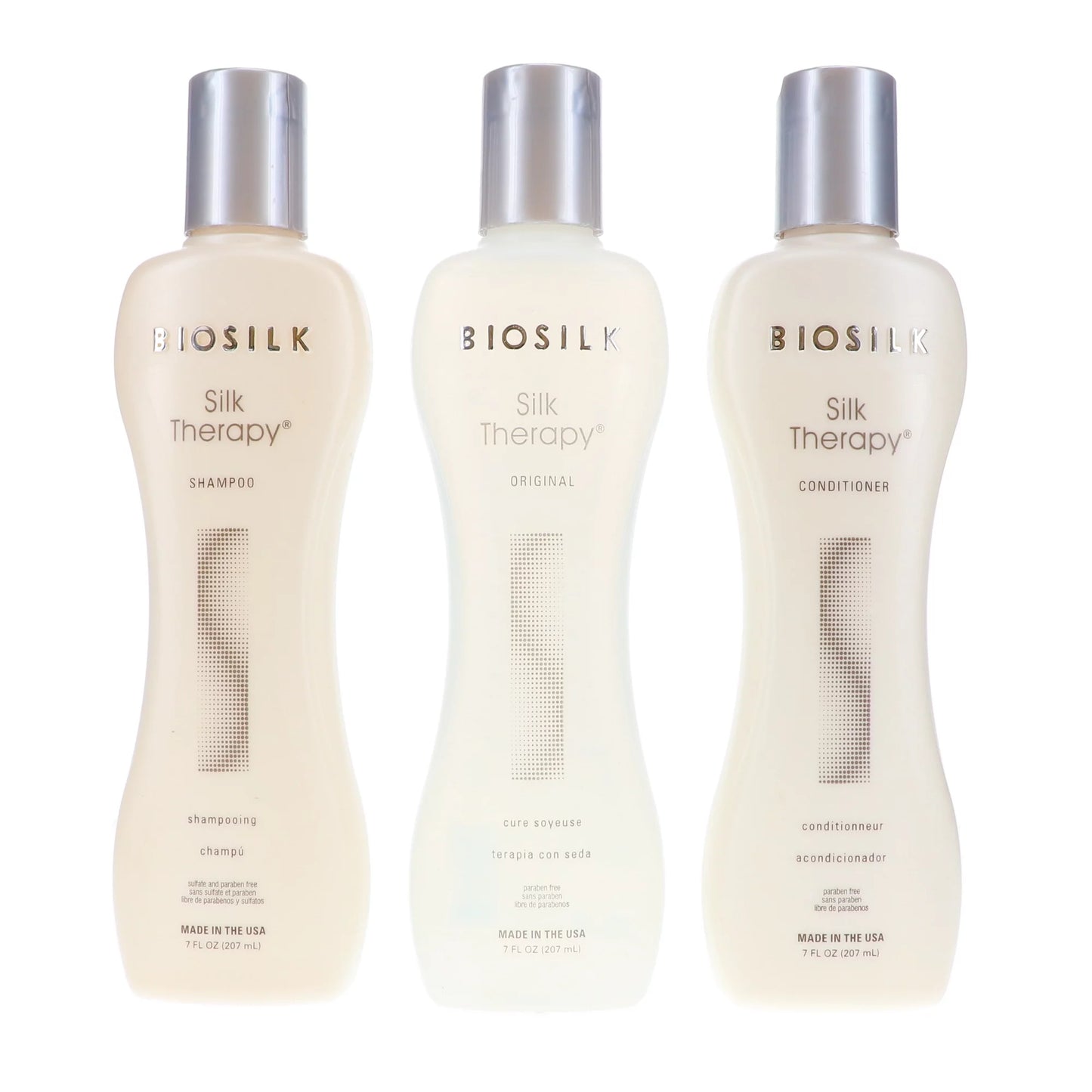 BioSilk Therapy Shampoo, Conditioner, Treatment