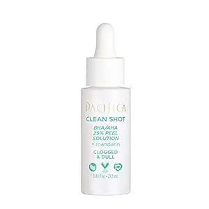 Pacifica Clean Shot BHA-AHA 25 Percent Peel Solution for Unisex - 0.8 oz