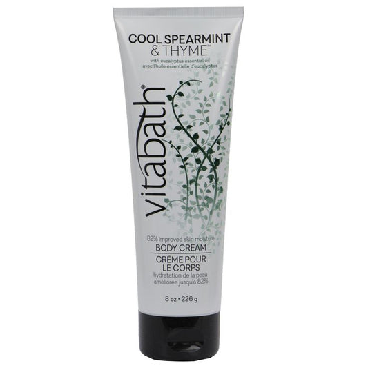 Vitabath Body Cream, Cool Spearmint & Thyme, 8 Fluid Ounce by Vitabath