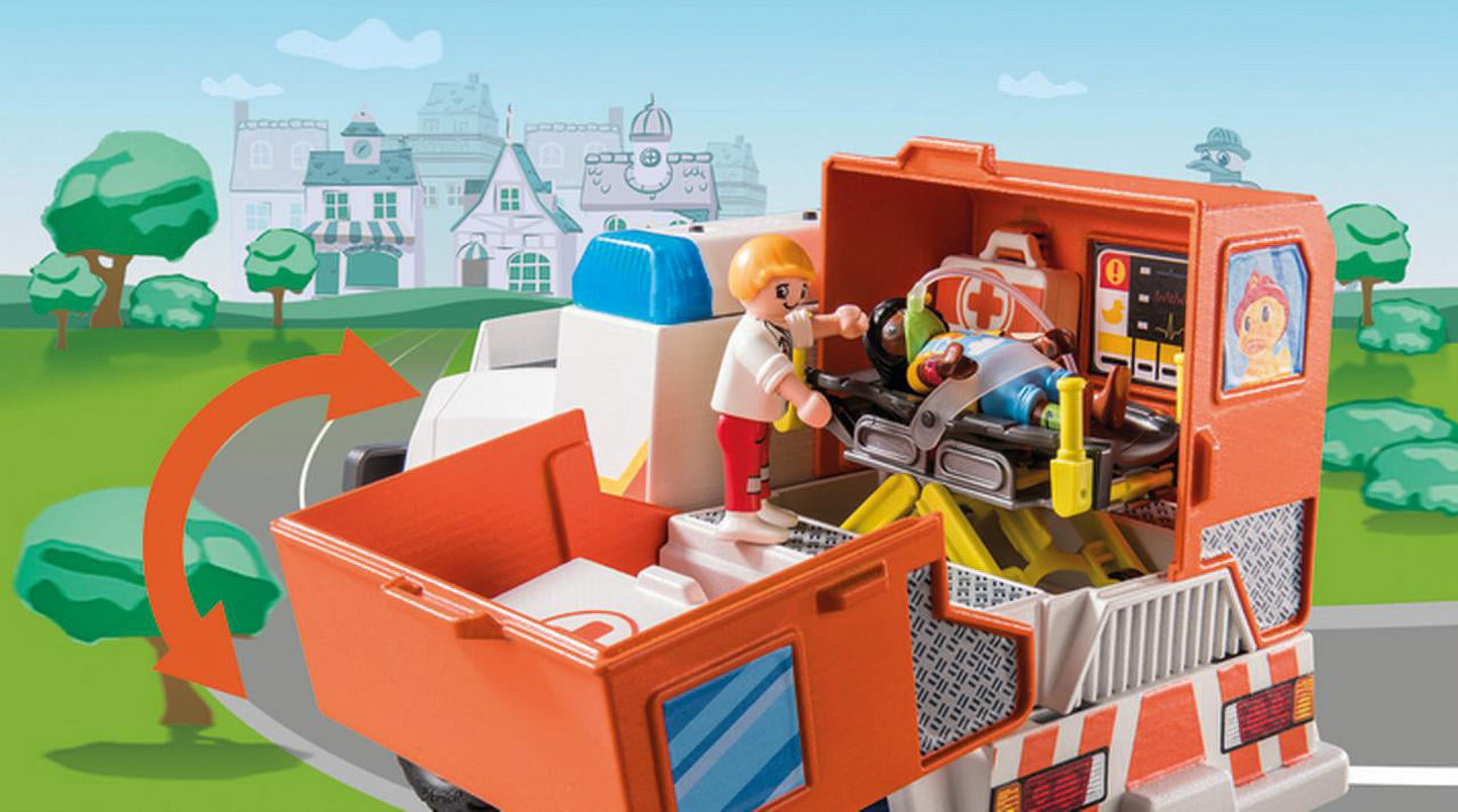 Playmobil DUCK ON CALL - Ambulance Emergency Vehicle