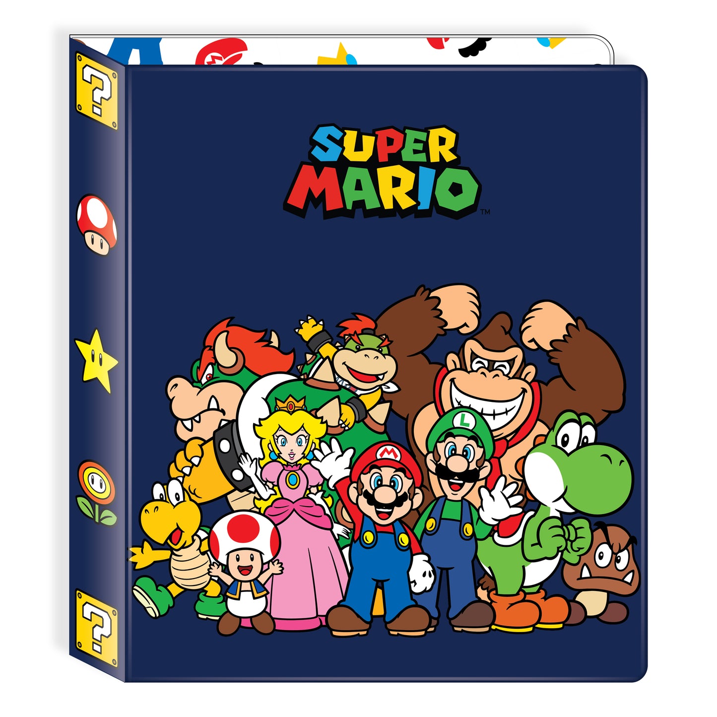 Nintendo Super Mario Bros. Stationery Bundle, 4 Count, Multi-Color