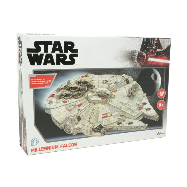 4D Cityscape Star Wars - Millennium Falcon Paper Model Kit: 216 Pcs