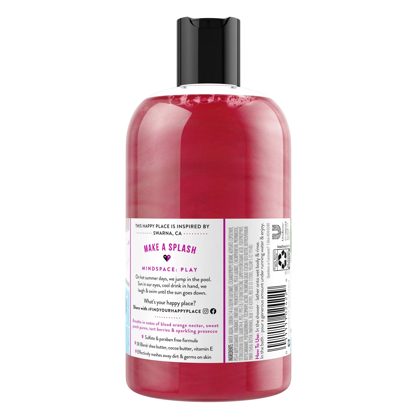 Find Your Happy Place Bubble Bath And Shower Gel Summertime Sprinklers 12 fl oz