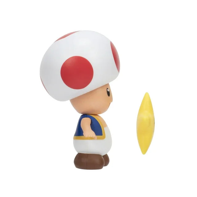 Super Mario 4" Figure - Toad with Star