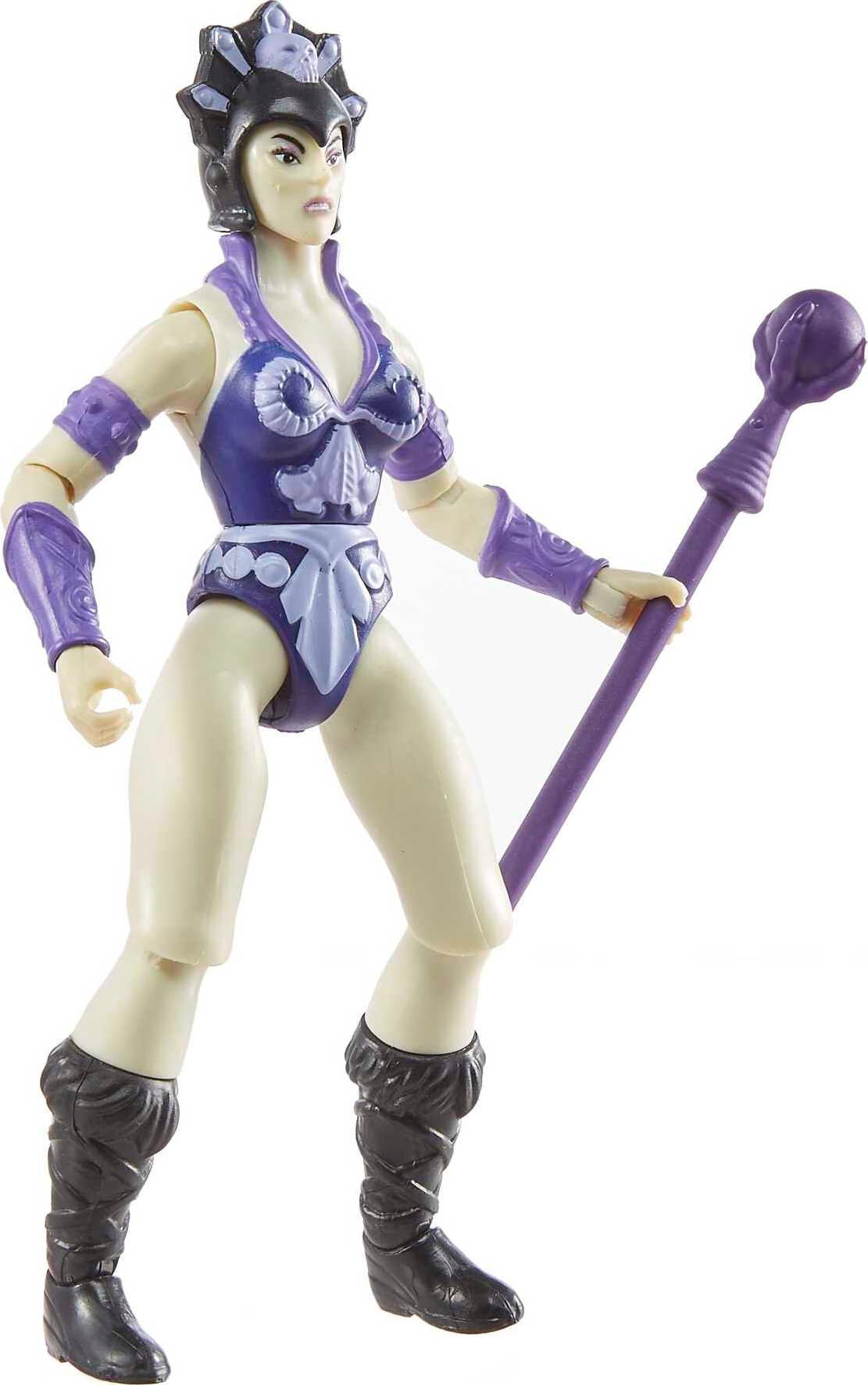 Masters of the Universe Origins 5.5-in Evil-Lyn Action Figure, Battle Figure for Storytelling Play and Display