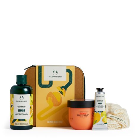 The Body Shop Mango Lather & Slather Mango Gift Case