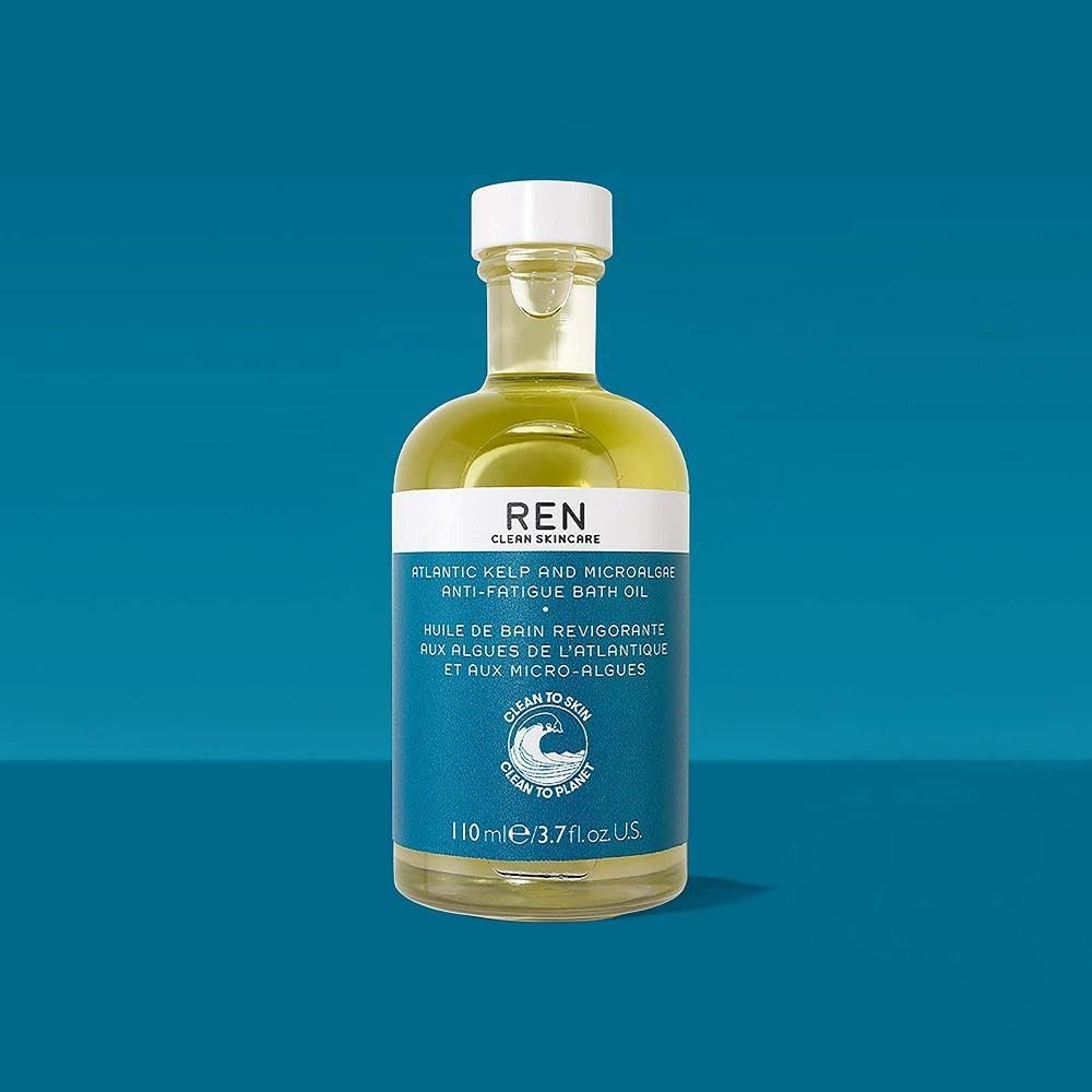 Atlantic Kelp and Microalgae Anti-Fatigue Bath Oil by REN for Unisex - 3.7 oz Oil