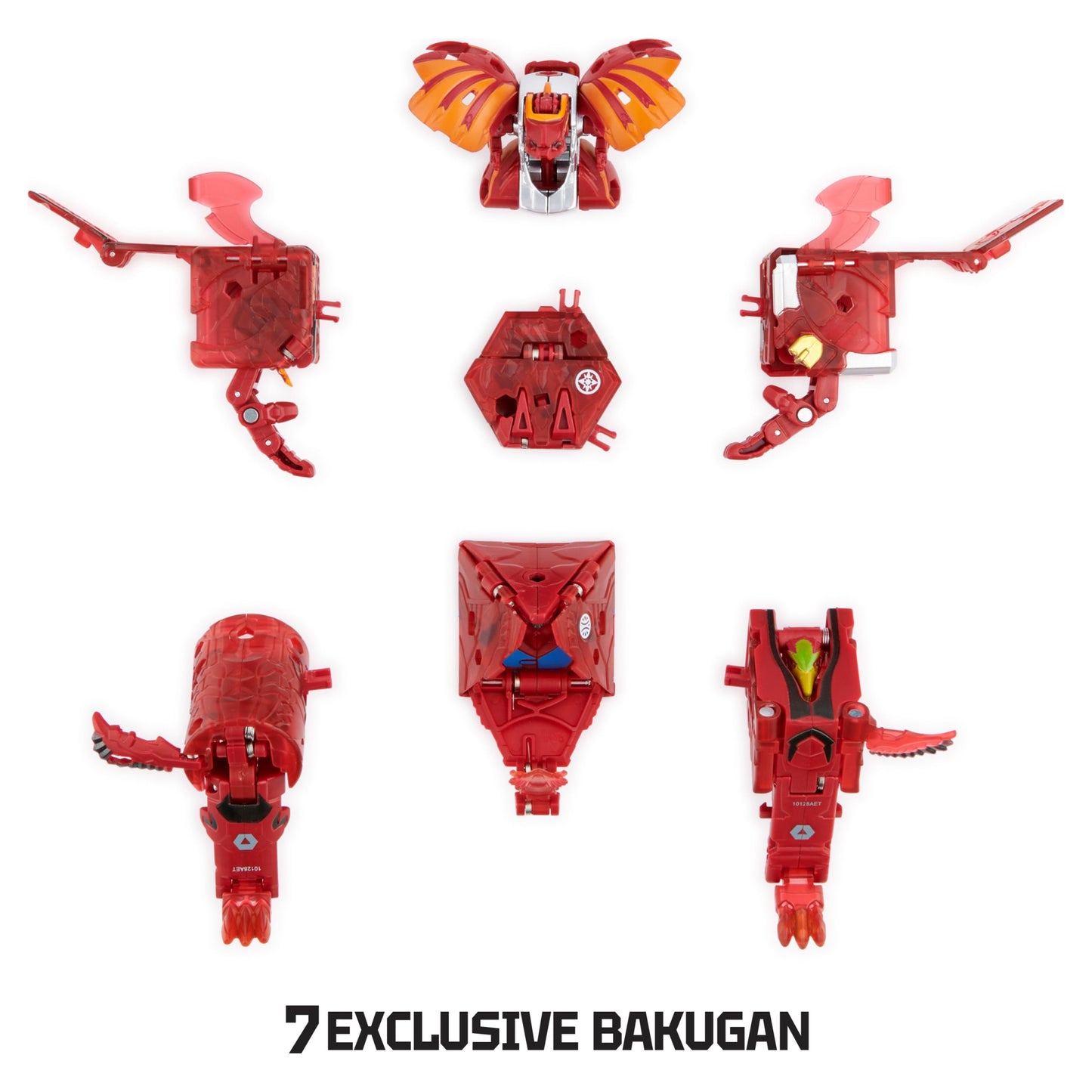 Bakugan GeoForge Dragonoid, 7-in-1 with Exclusive True Metal Dragonoid