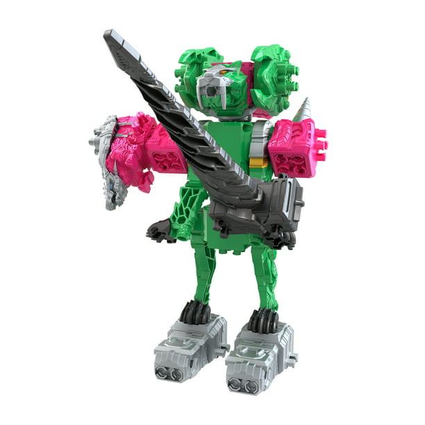 Power Rangers Dino Fury Pink Ankylo Hammer and Green Tiger Claw Zord Toys for Kids Ages 4 and Up Zord Link Mix-and-Match Custom Build System (B08TLZFHDT)