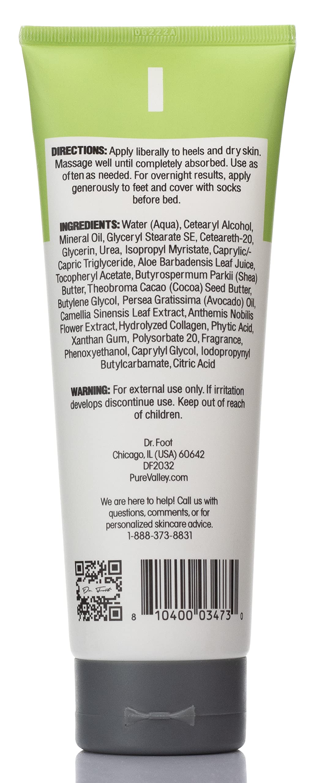 Dr. Foot 5x Cracked Heel Butter Heel Balm Cream 8 fl oz