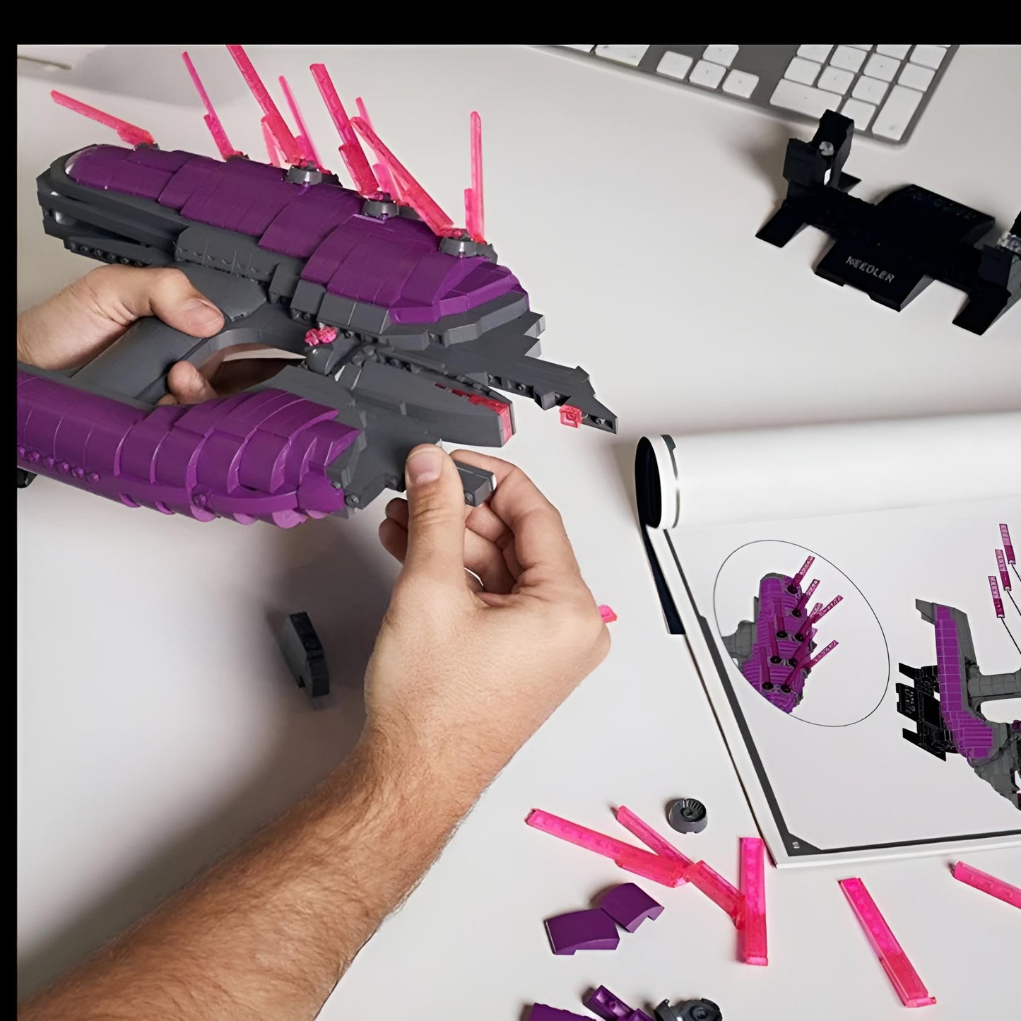 Mega Construx HALO Infinite Covenant Needler Construction Set