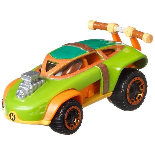 Hot Wheels Character Car Michelangelo Mutant Ninja Turtle 1:64 Scale