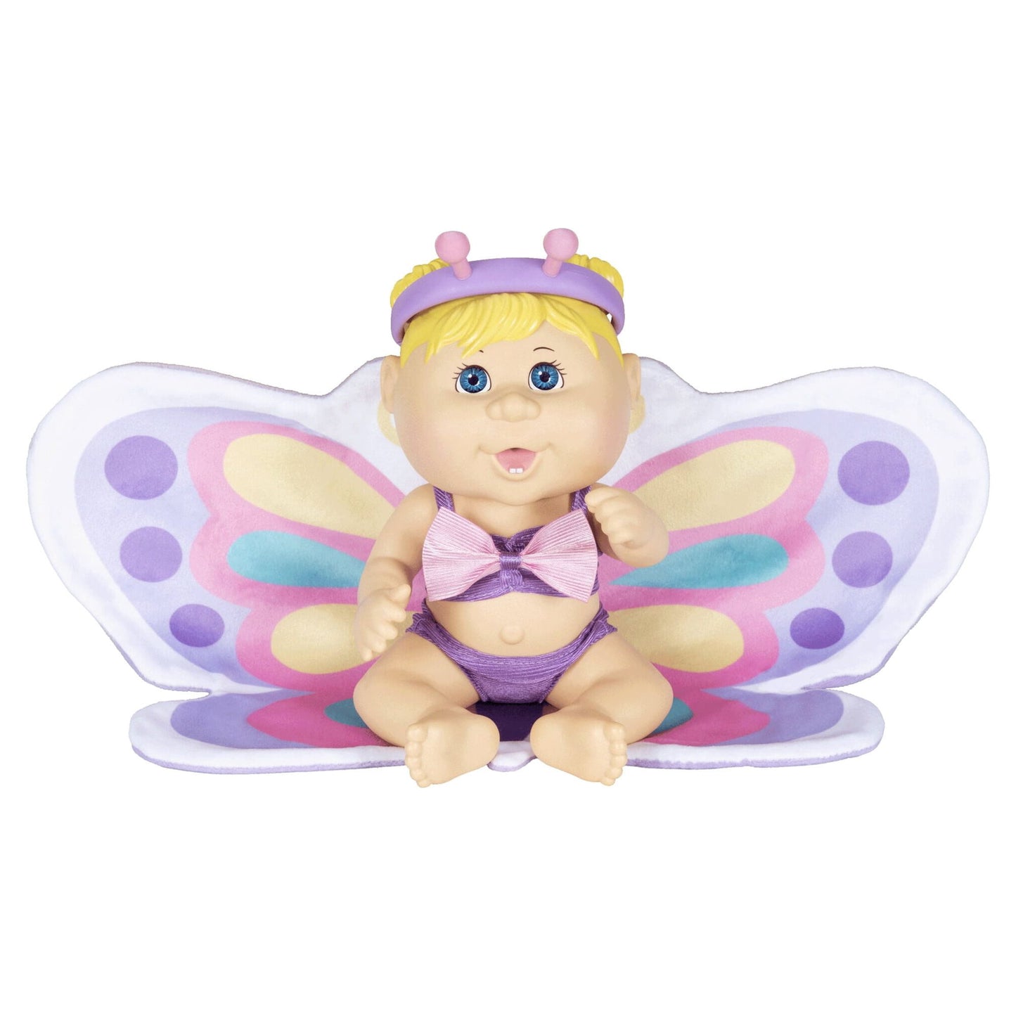 Cabbage Patch Kids Deluxe Tiny Newborn with Blonde Sculpted Hair (Butterfly Bath Time)(Blue Eyes) 6+