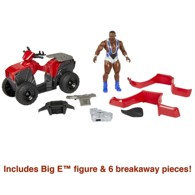 WWE Wrekkin' Slam 'n Spin ATV Breakaway Vehicle with WWE Big E Action Figure (6-inch)