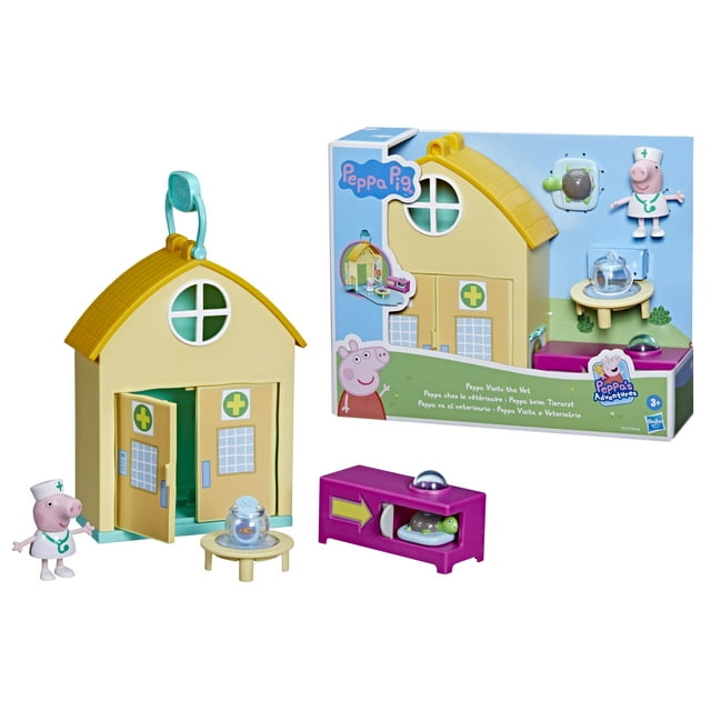 Peppa Pig Peppa’s Adventures Peppa Visits the Vet Fun Preschool Playset