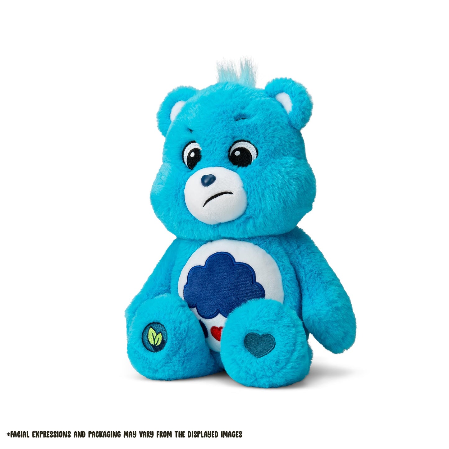 Care Bears 14” Grumpy Bear - Blue Plushie for Ages 4+ – Perfect Stuffed Animal Holiday, Birthday Gift, Super Soft and Cuddly – Good For Girls and Boys, Employees, Collectors