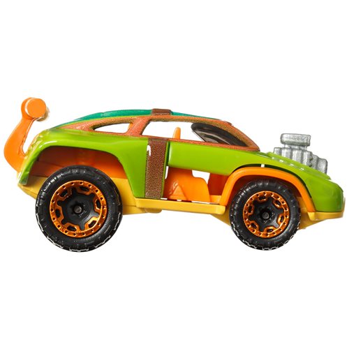 Hot Wheels Character Car Michelangelo Mutant Ninja Turtle 1:64 Scale