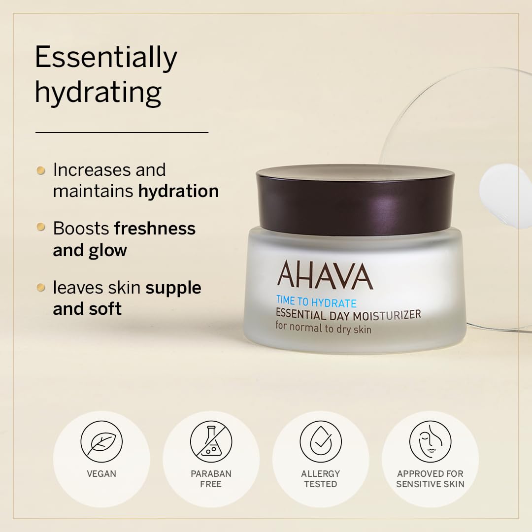 AHAVA Time To Hydrate Essential Day Moisturizer - Normal to Dry Skin